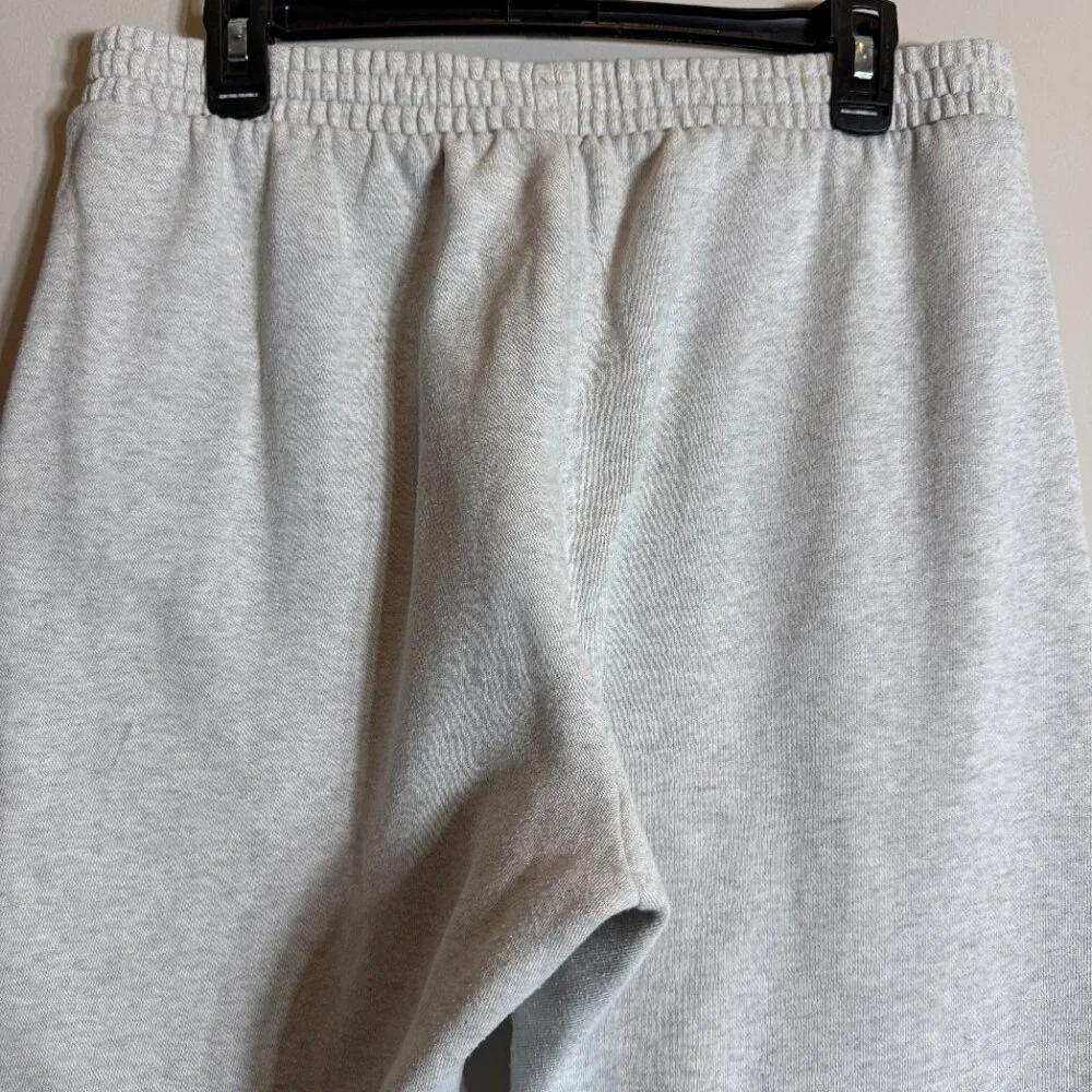 PINK Victoria's Secret Floral Embroidered Fleece Jogger Sweatpants Women's Large - Picture 9 of 11